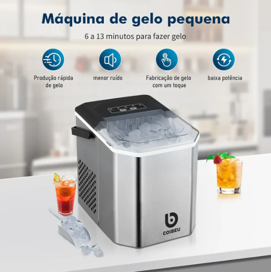 Smartice - Maquina de Gelo Portátil - Exclusividade Black Friday